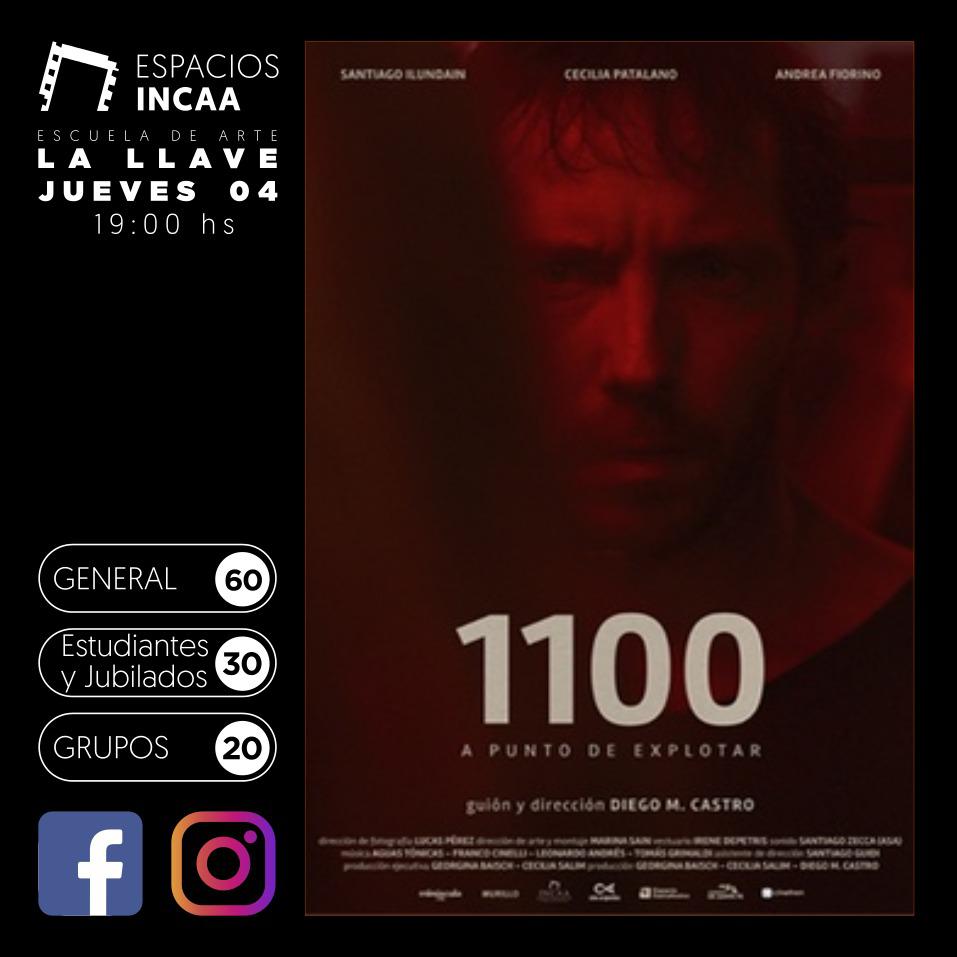 A punto de explotar: se proyecta 1100 en el Espacio INCAA