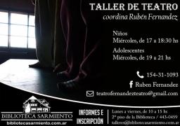 Taller de teatro para niños y adolescentes