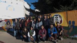 El FAB2016 también se plasmó en las paredes de Bariloche