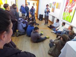 Las paredes se suman a la IV Fiesta de la Palabra