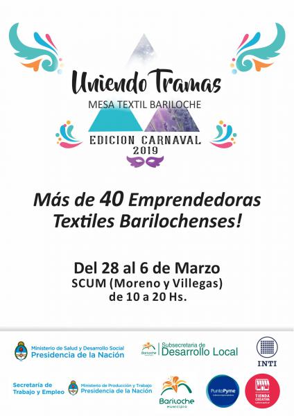 40 emprendedoras textiles exponen en la 5º Uniendo Tramas