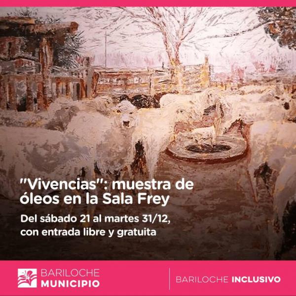 Muestra pl&aacute;stica Vivencias en Sala Frey