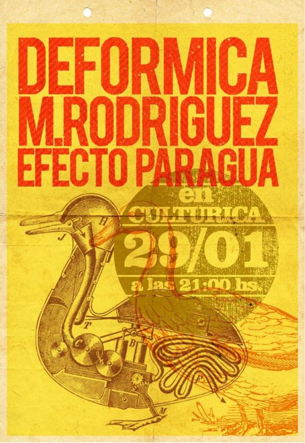 Deformica junto a Mariano Rodriguez y Efecto paragua en Culturica