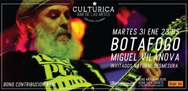 Botafogo llega a Bariloche y lo acompa&ntilde;a la banda local, Natural Desmesura