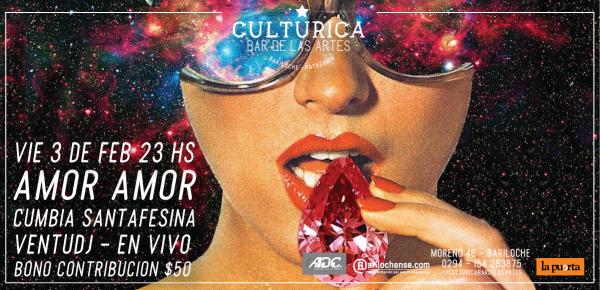 Hoy Viernes Cumbia Santafesina para bailar con Amor Amor en Bariloche