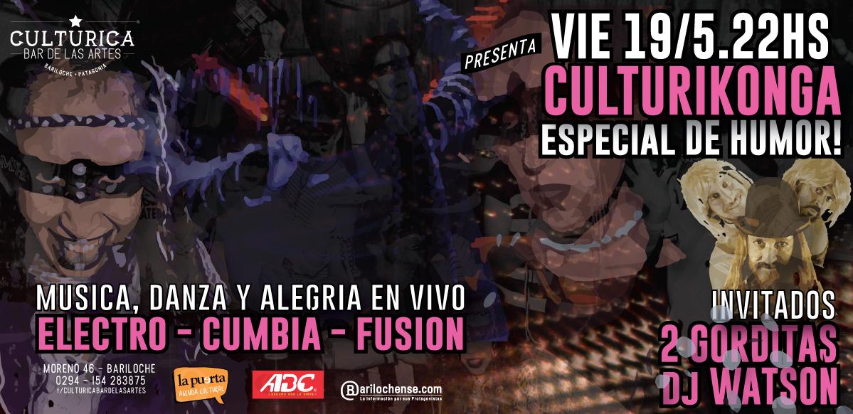 La Culturikonga est&aacute; de Fiesta! Ahora es con Humor en vivo