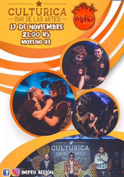 ¡IMPROACCION! Humor de Improvisación en Vivo interactivo con el público