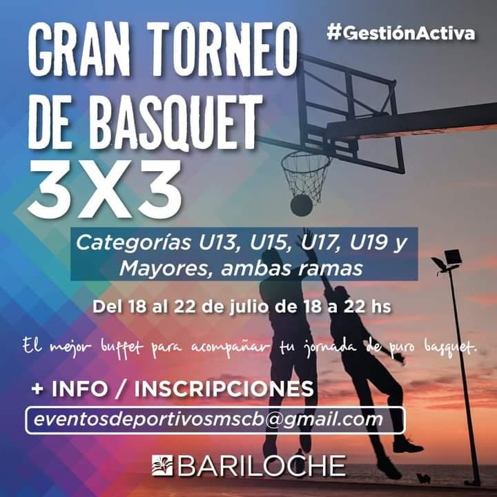 Gran torneo de b&aacute;squet 3x3