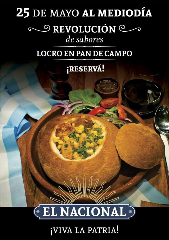  Men&uacute; 25 de Mayo al Mediod&iacute;a