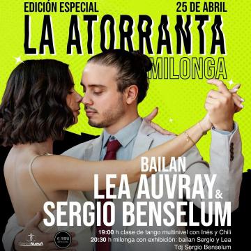 Bailan Lea Auvray y Sergio Benselum