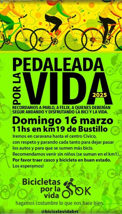  PEDALEADA por la VIDA 2025