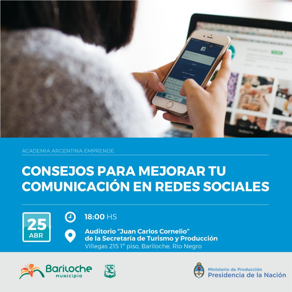 Invitan a inscribirse al taller Consejos para mejorar tu comunicaci&oacute;n en redes sociales