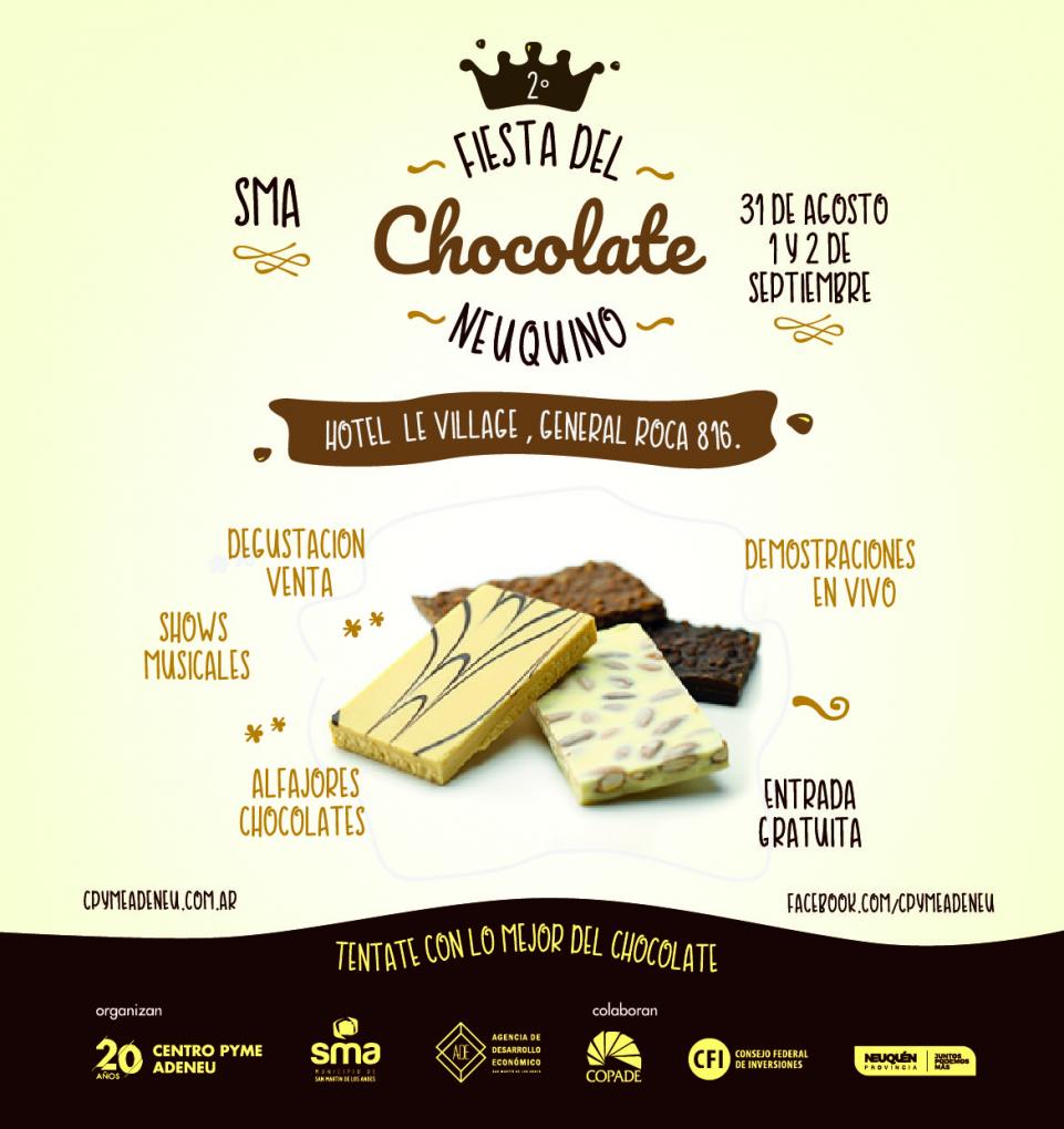 Llega una nueva edici&oacute;n de la Fiesta del Chocolate Neuquino