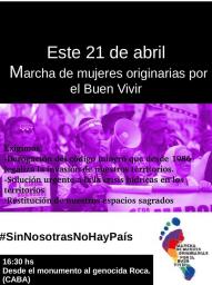  Marcha Mujeres Originarias por el Buen Vivir