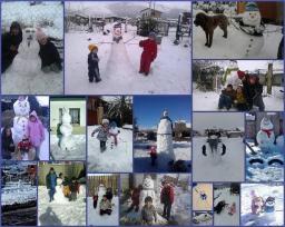 Concurso de Muñecos de Nieve