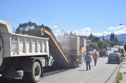 Comenzaron las obras de repavimentación de calle 9 de Julio