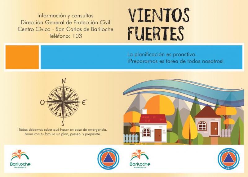 Protecci&oacute;n Civil recuerda la vigencia de las Alertas Meteorol&oacute;gicas por Fuertes Vientos y Nevadas