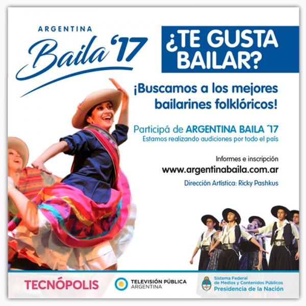 LANZAMIENTO AUDICIONES ARGENTINA BAILA 2017  BARILOCHE