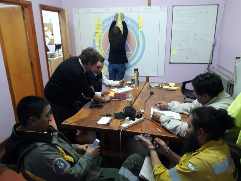 El Centro de Operaciones de Emergencias (COE) se activó a las 18hs