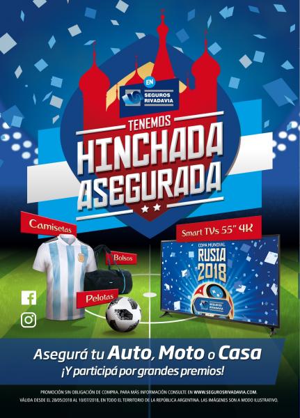 Seguros Rivadavia lanzó un concurso mundialista