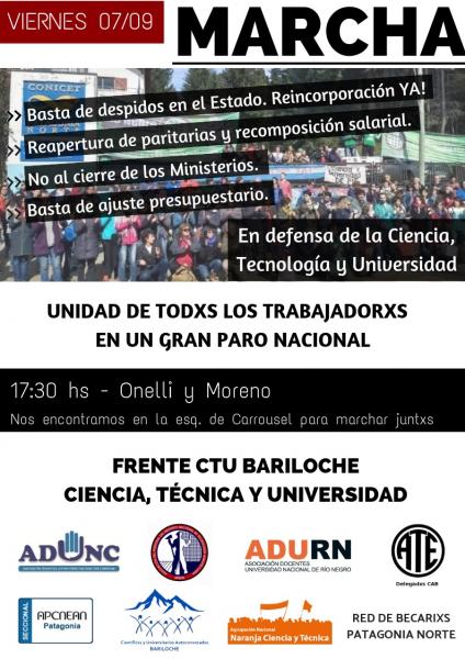 Movilización de universitarios y científicos