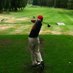Con Guillermo Grattoni, Profesional y Profesor de Golf en Llao Llao Hotel