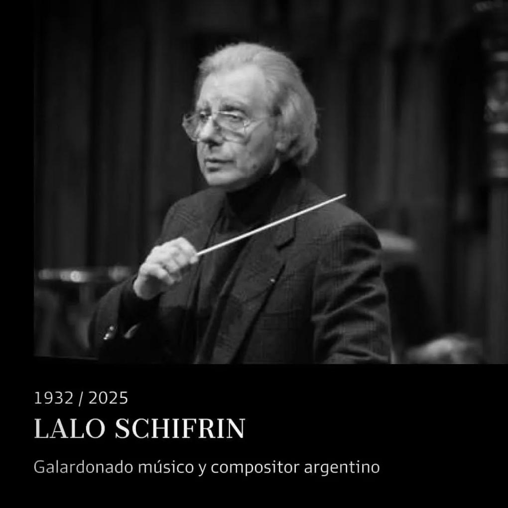 Muri&oacute; Lalo Schifrin, el argentino que musicaliz&oacute; a Hollywood