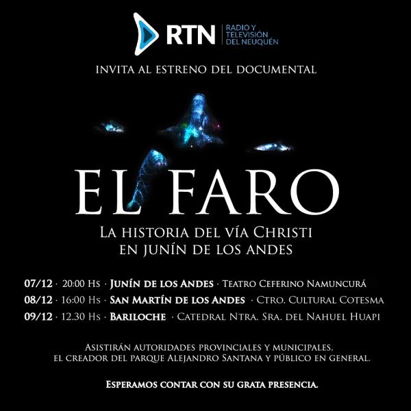 ESTRENO DEL DOCUMENTAL HISTORIA DEL V&Iacute;A CHRISTI DE JUNIN DE LOS ANDES