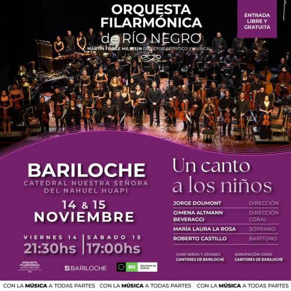 Orquesta Filarmonica de R&iacute;o Negro y Cantores de Bariloche