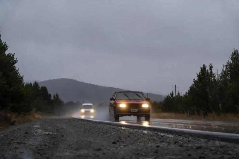 Precauci&oacute;n en rutas de la cordillera rionegrina por lluvias, neblina y calzada h&uacute;meda