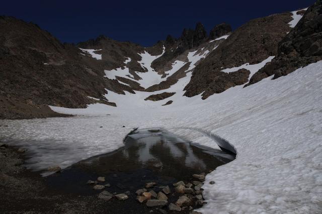 En La Hoya hay nieve todo el año