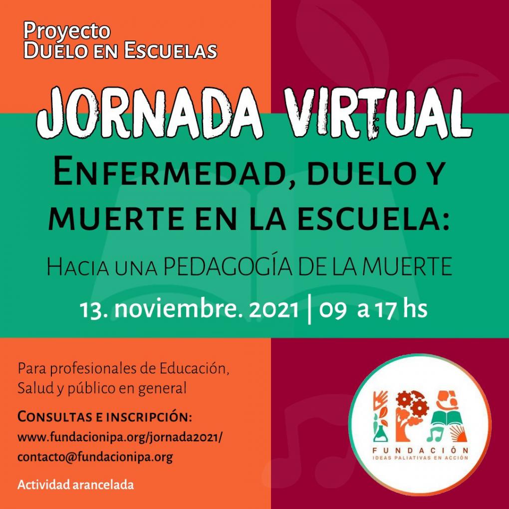 Jornadas Virtual 'Enfermedad, duelo y muerte en la escuela'