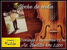 Noche de Violín en Kahlo
