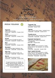 Menú Gourmet... y Vegano !