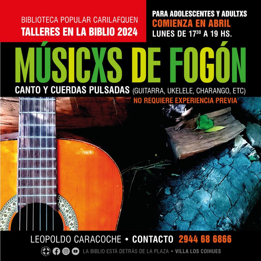 🔺TALLER DE MUSICXS DE FOGON