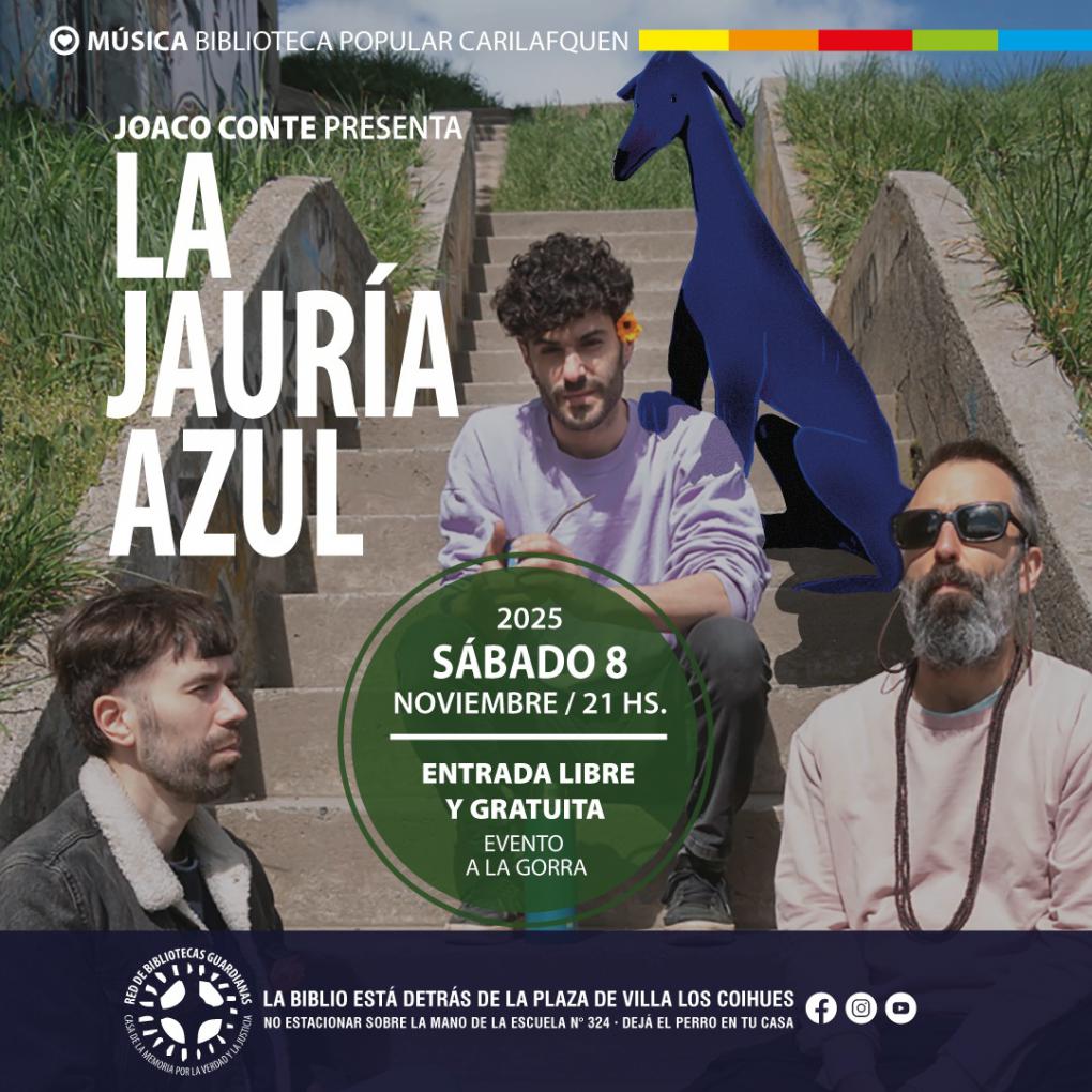 Joaco Conte presenta a LA JAUR&Iacute;A AZUL