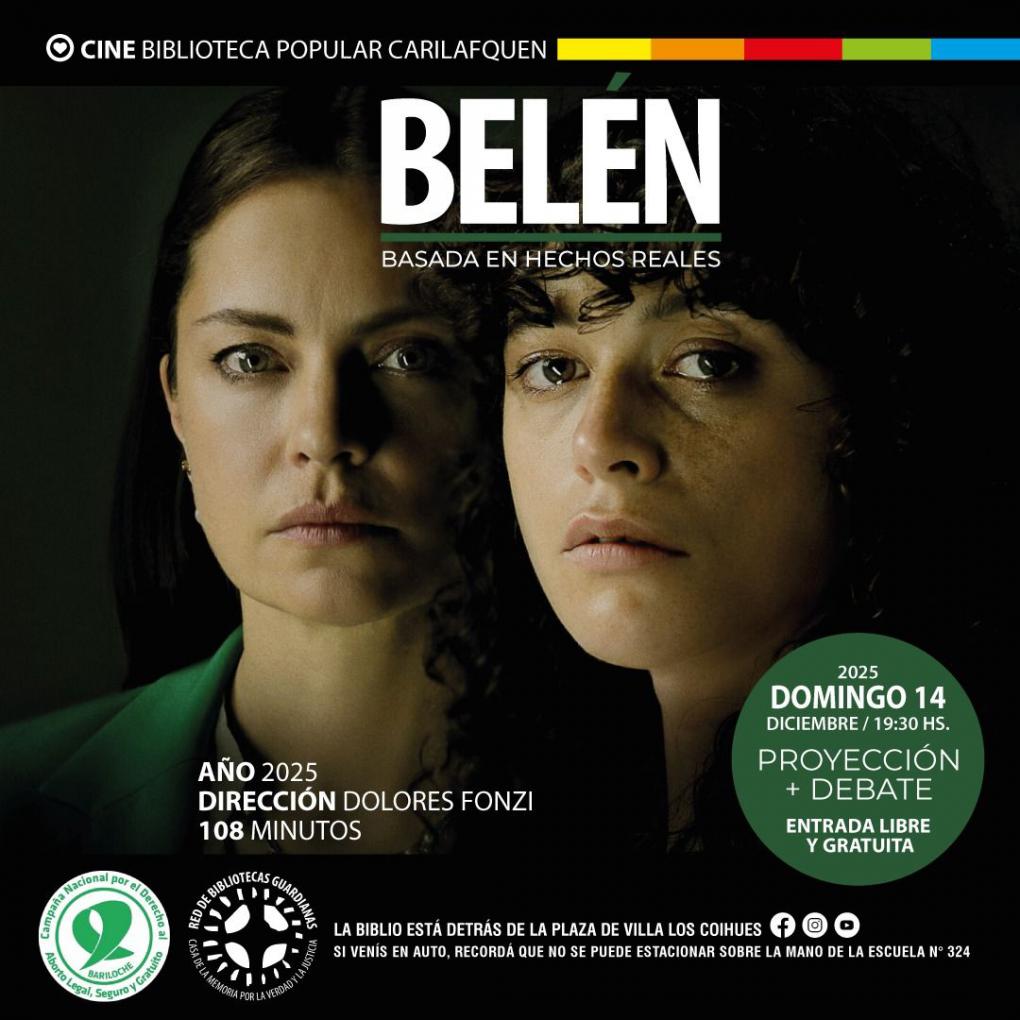  CINE en la Biblioteca Popular Carilafquen: BEL&Eacute;N