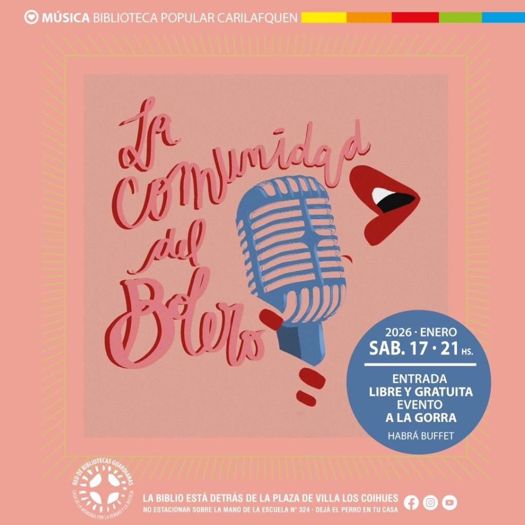 M&uacute;sica en La Biblioteca: *La Comunidad del Bolero* 