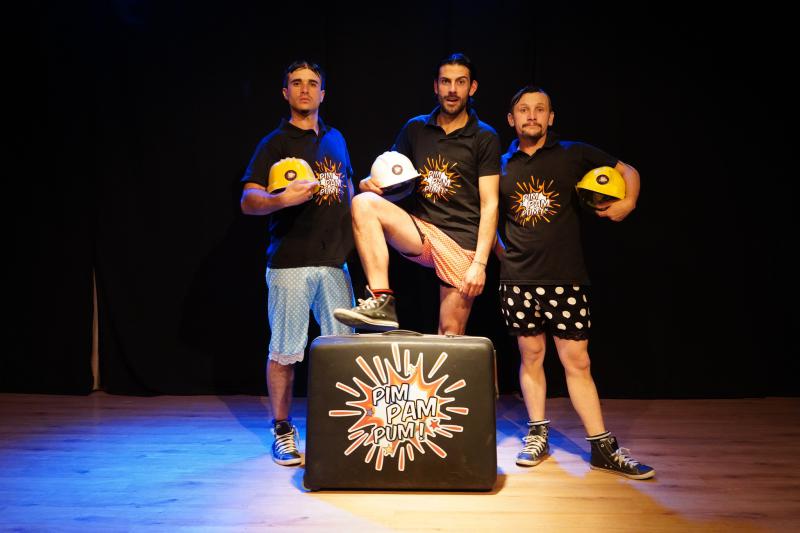  ⭐ HOY en FESTIVAL DE TEATRO BIBLIOTECA POPULAR CARILAFQUEN ⭐: Pim Pam Pum