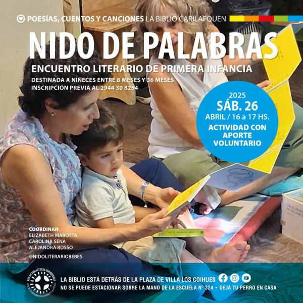 ENCUENTRO LITERARIO DE PRIMERA INFANCIA &uml;NIDO DE PALABRAS&uml;