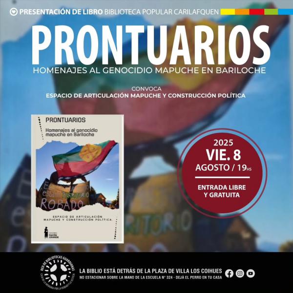 PRESENTACI&Oacute;N del libro PRONTUARIOS