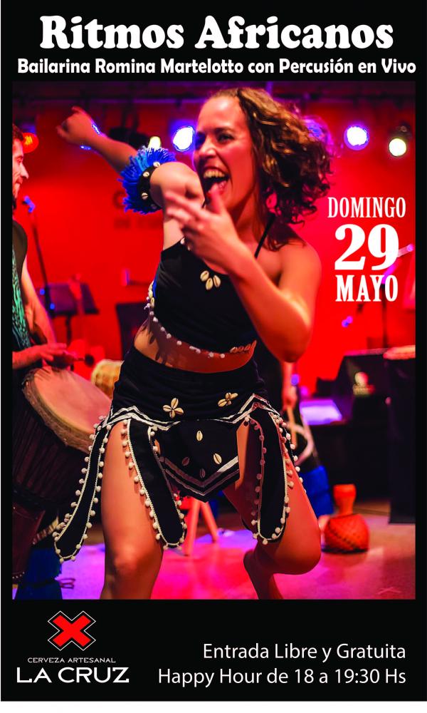 Romina Martelotto del grupo Wongai en Cervecer&iacute;a La Cruz