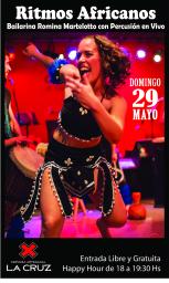 Romina Martelotto del grupo Wongai en Cervecer&iacute;a La Cruz