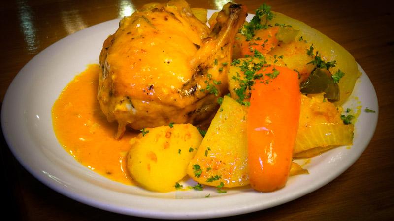 Plato del día miércoles por la noche