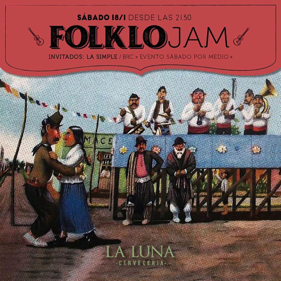   FOLKLOjam en @lalunacerveceria!!! 🇦🇷🎶