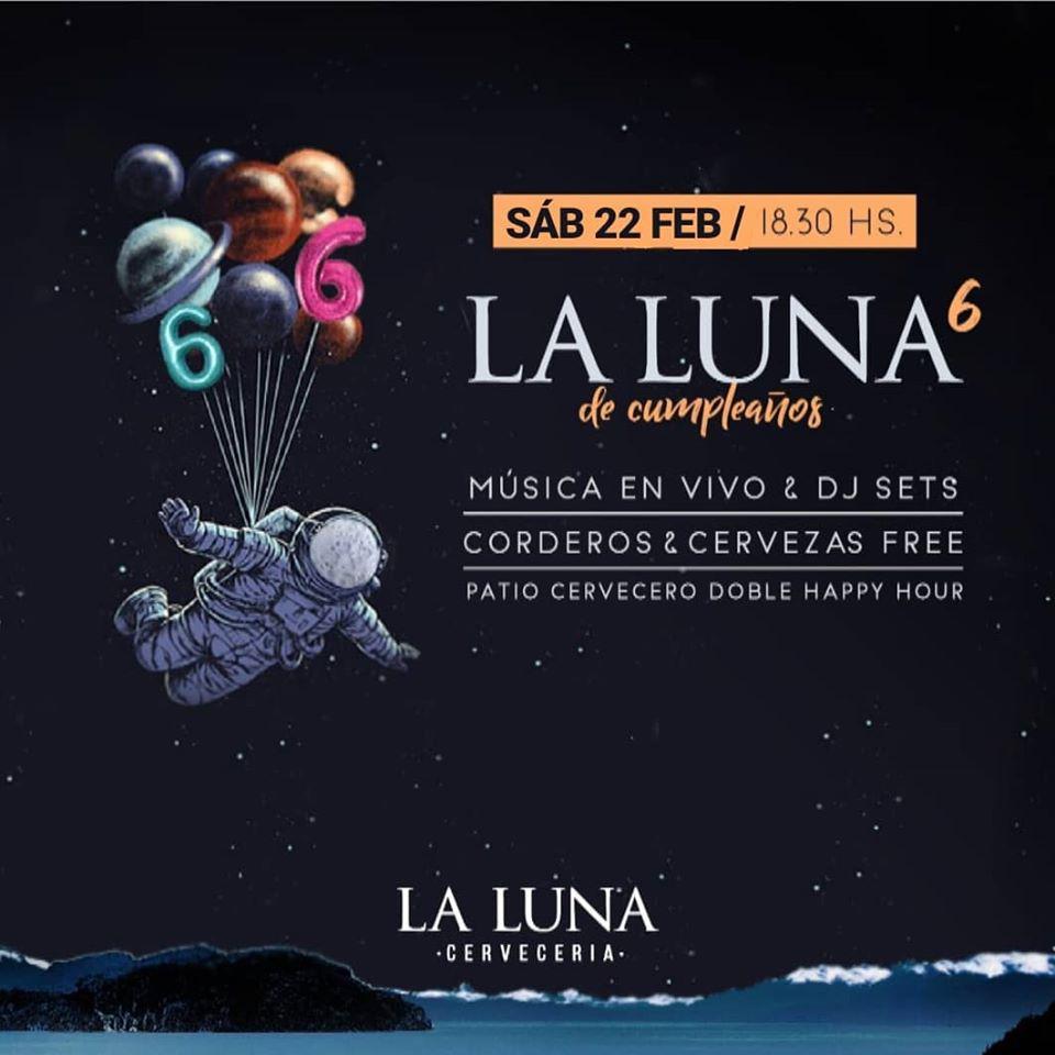 Cerveceria La Luna cumple 6 a&ntilde;os !!!! 🌙🎂🎈