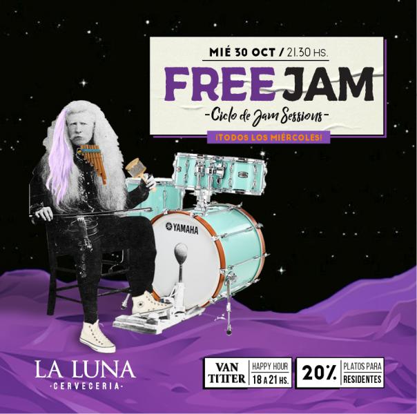 Free Jam de los Miércoles en La Luna