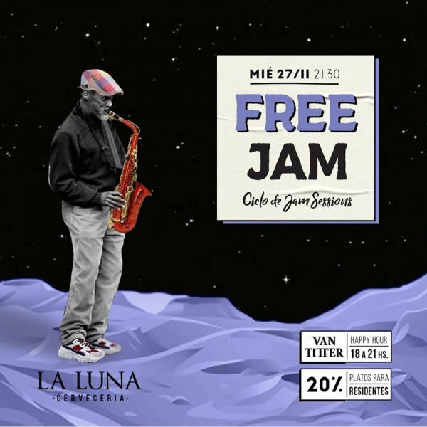Jam Session en La Luna -- 🌙🎷🎙