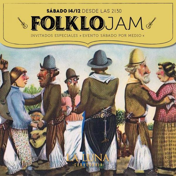  FOLKLOjam en @lalunacerveceria!!! 🇦🇷🎶