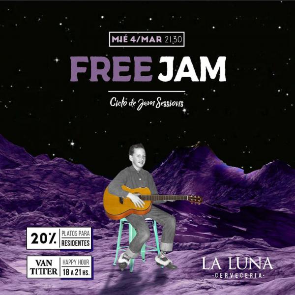  ᚫʀεεյαʍ, Ciclo de Jam Sessions - Musica en Vivo en La Luna